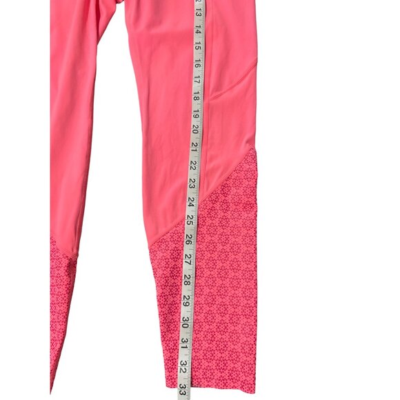 Zyia Women's Leggings Capri Pockets Pink Size 6-8 - Picture 5 of 8